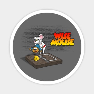 Cute Funny 90's Hero and Sidekick Retro Detective Cartoon Magnet